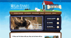 Desktop Screenshot of meegankennels.com