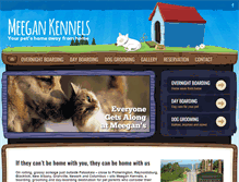 Tablet Screenshot of meegankennels.com